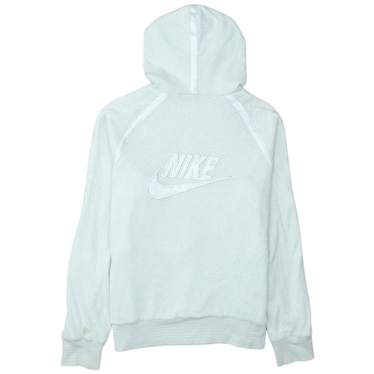 Mens UK Size L Nike Grey Full Zip Hoodie