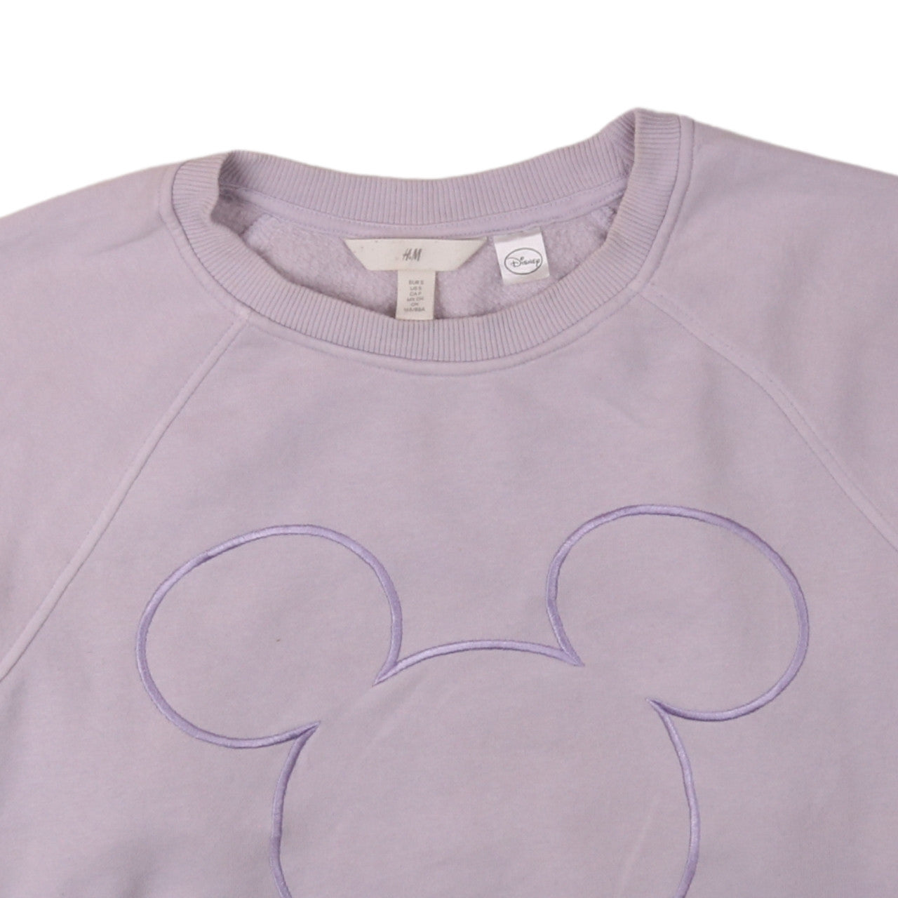 Womens UK Size S H&M Purple Pullover Sweatshirt