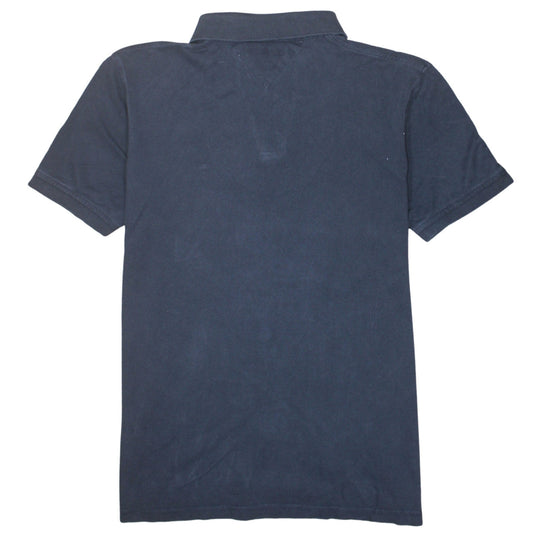 Tommy Hilfiger Men's Navy Blue Regular Fit Cotton Polo Shirt XL