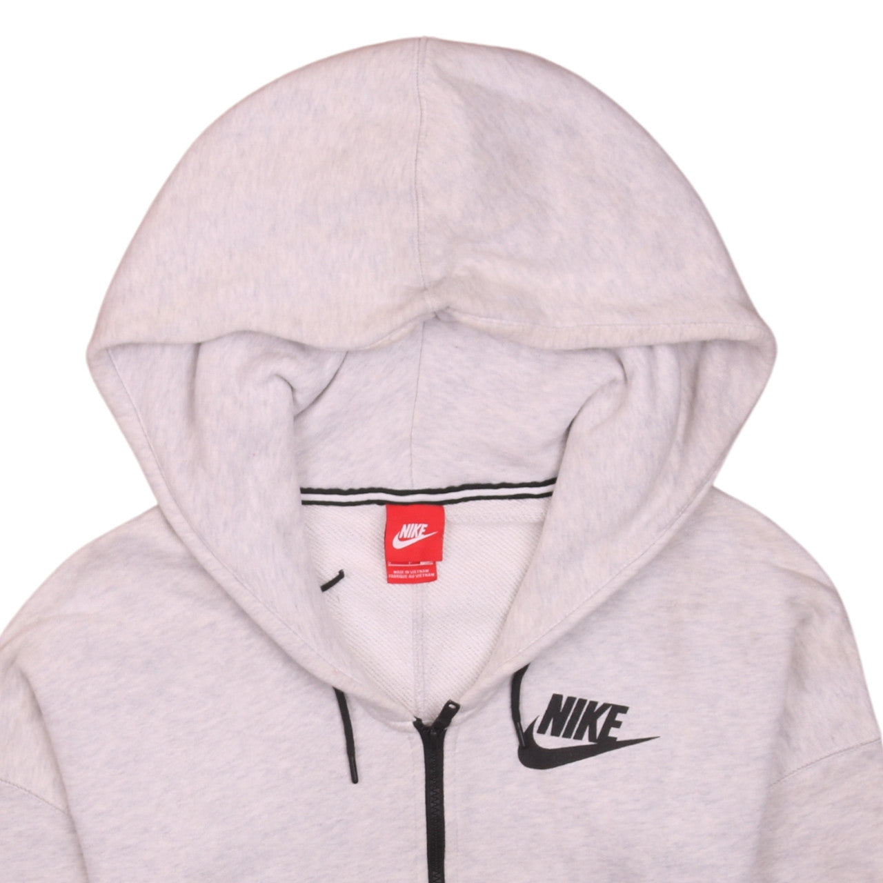 Mens UK Size S Nike Beige Full Zip Hoodie