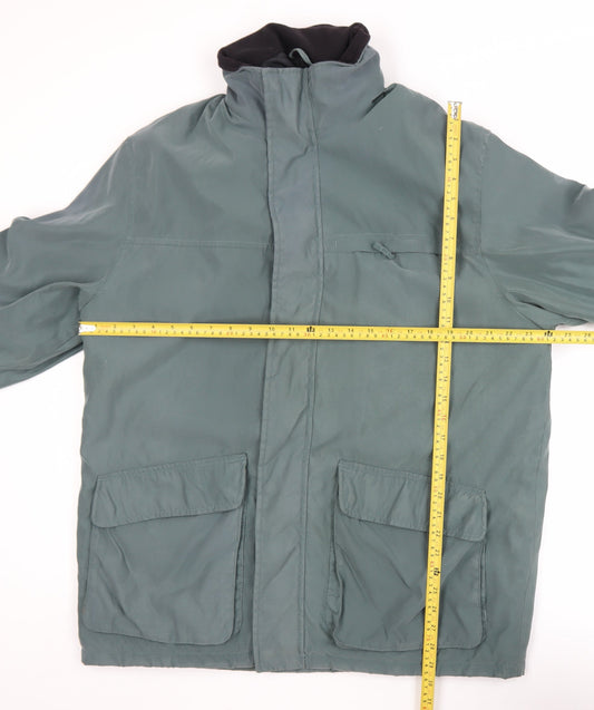 Mens UK Size M Marks and Spencer Green Parka Coat