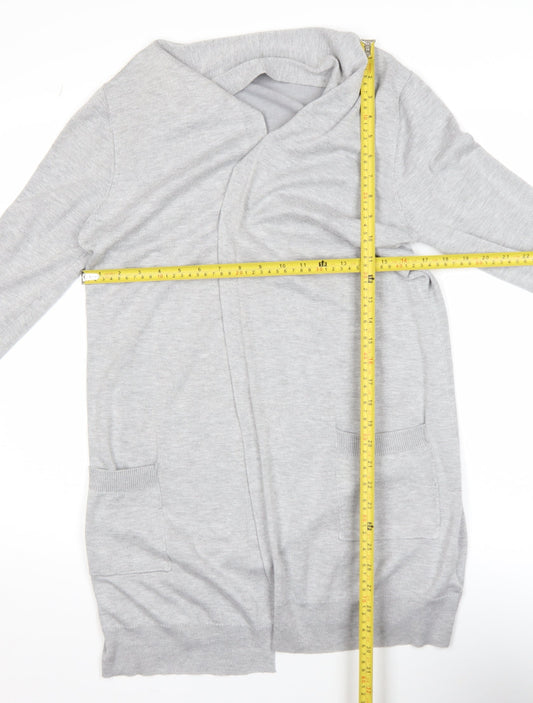 Womens UK Size M Grace Karin Grey Cardigan Jumper