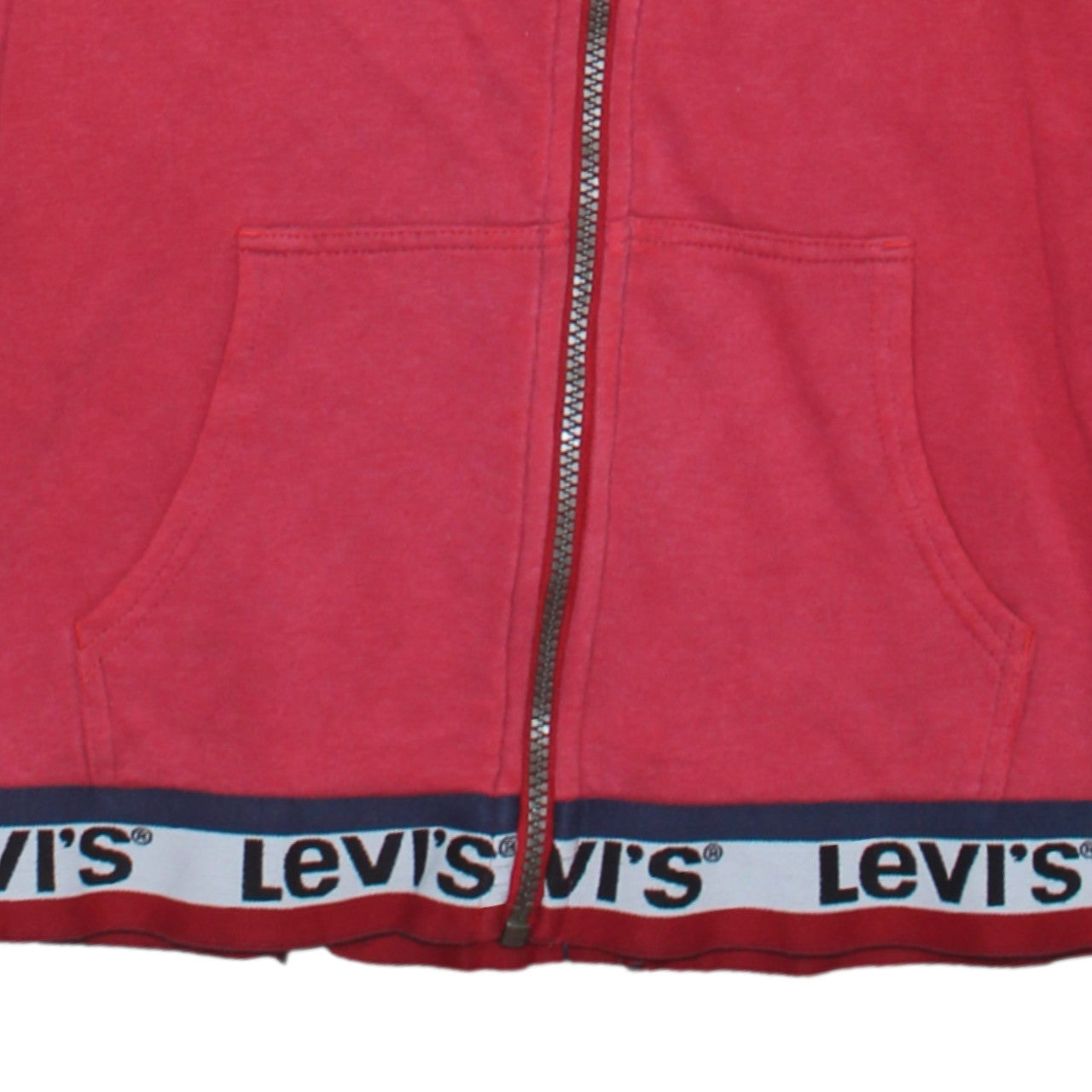 Boys UK Size 12 Years Levi's Red Full Zip Hoodie