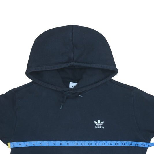 Mens UK Size S adidas Black Pullover Hoodie