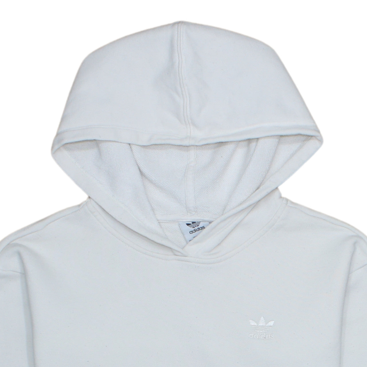 Womens UK Size XS adidas White Pullover Hoodie
