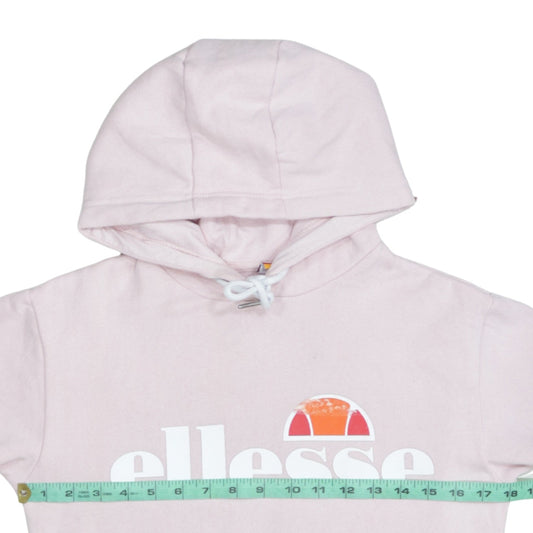 Womens UK Size 6 ellesse Pink Pullover Hoodie