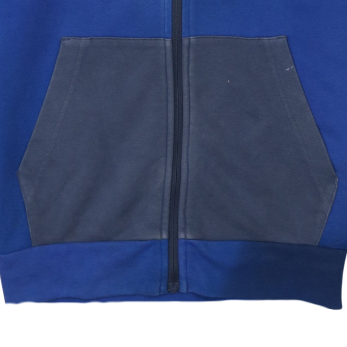 Additional view of Adidas boys’ blue full zip hoodie 14 years cotton blend sportswear