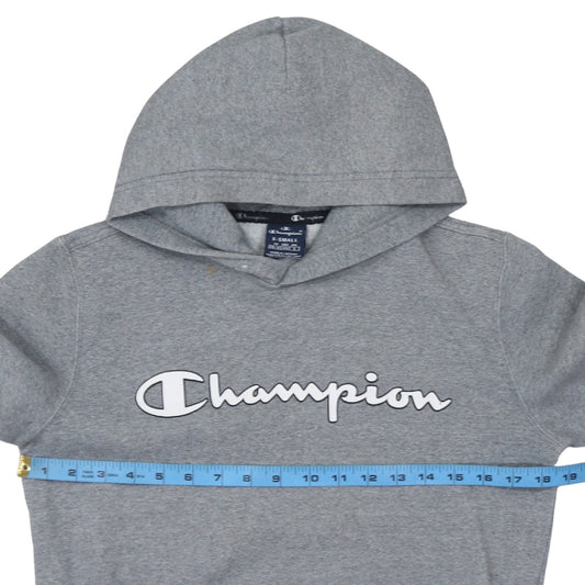 Womens UK Size XS Champion Grey Pullover Hoodie