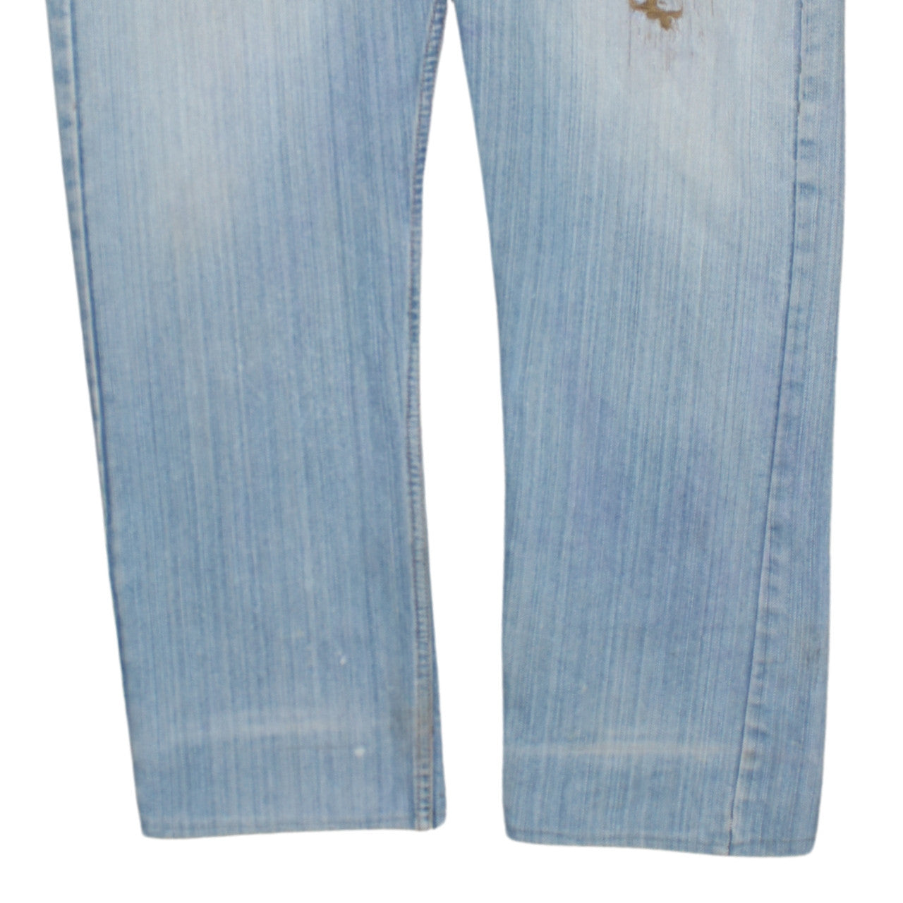 Mens UK Size L Levi's Regular Fit Straight Blue Jeans