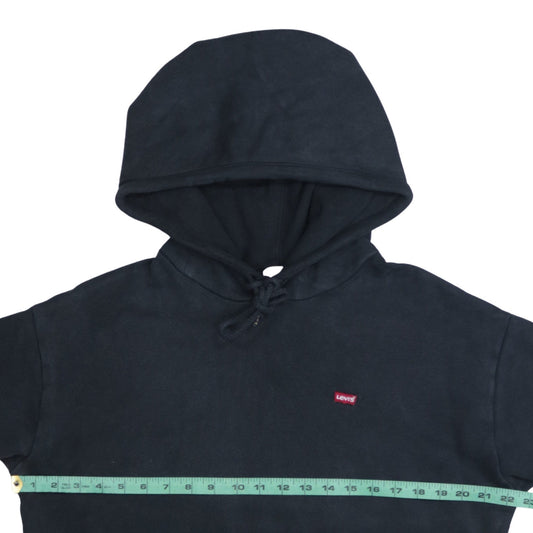 Mens UK Size M Levi's Black Pullover Hoodie