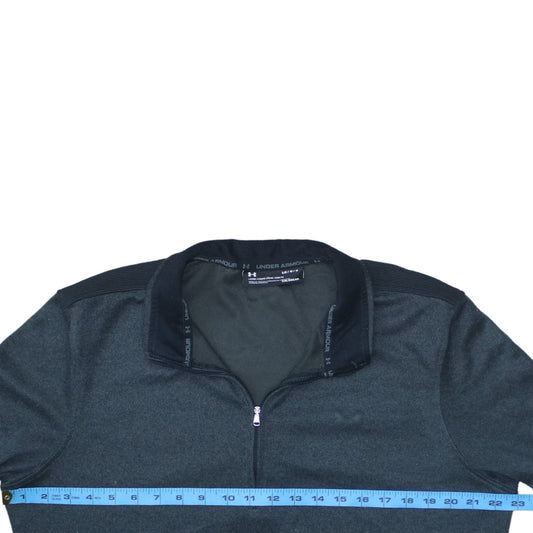 Mens UK Size L Under armour Grey Henley Sweatshirt
