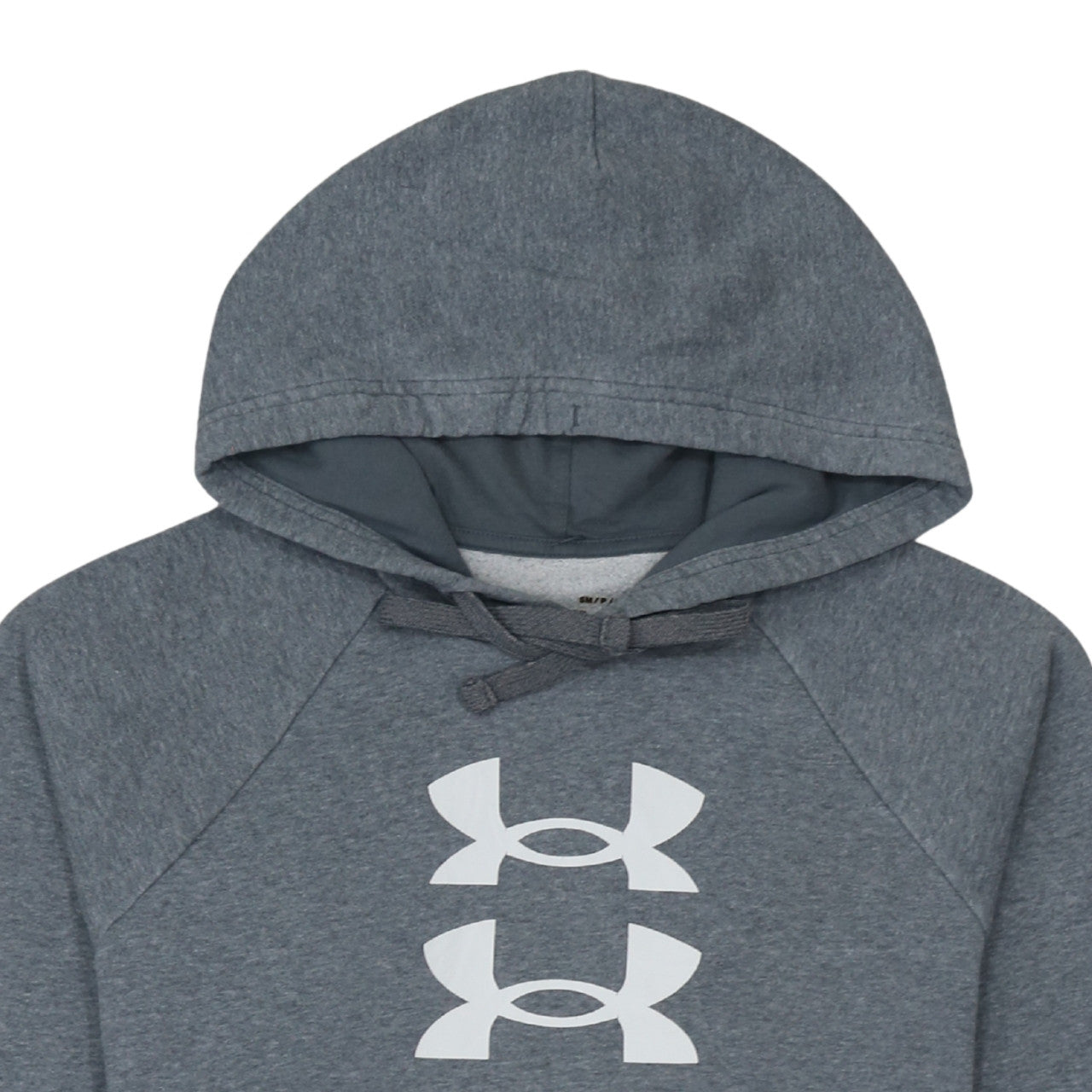 Mens UK Size S Under armour Grey Pullover Hoodie