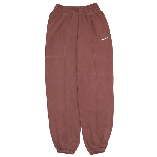 Womens UK Size S Nike Regular Fit Jogger Brown Trousers