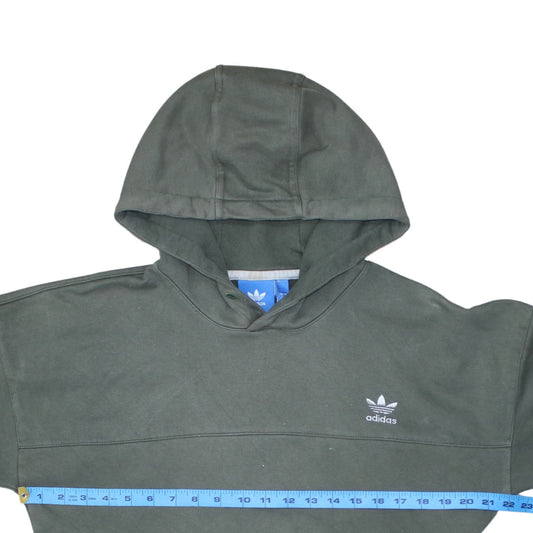 Mens UK Size S adidas Green Pullover Hoodie