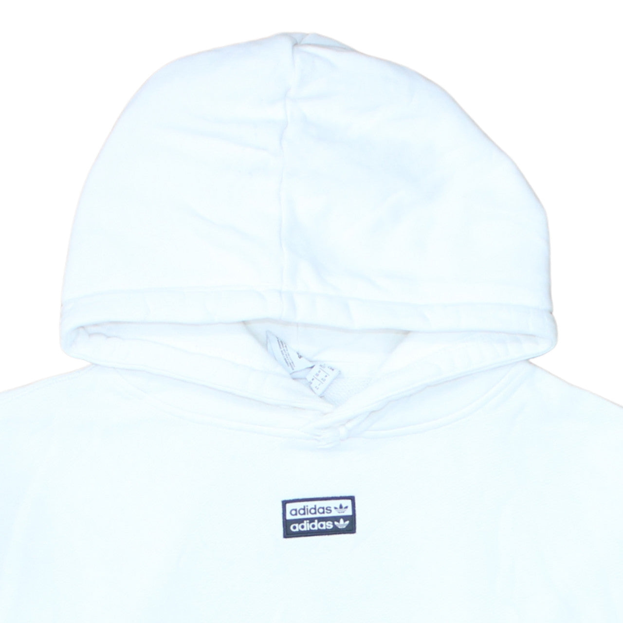 Womens UK Size 12 adidas White Pullover Hoodie