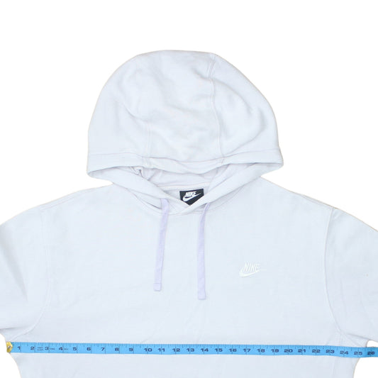 Mens UK Size M Nike White Pullover Hoodie