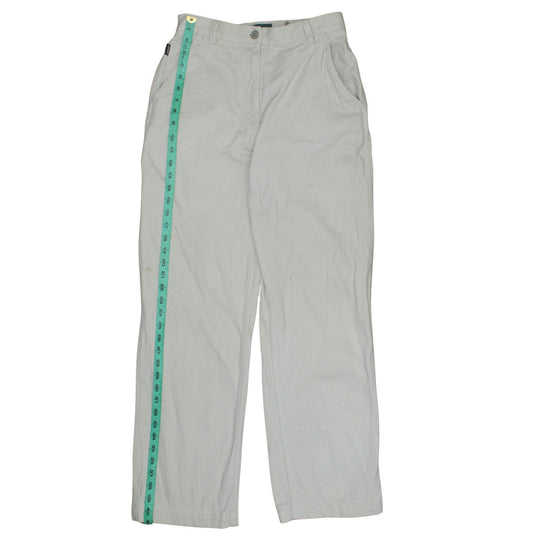 Ralph Lauren Women’s White Straight Cotton Jeans Size 6