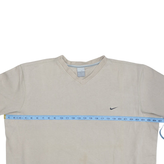Mens UK Size XL Nike Beige Pullover Sweatshirt