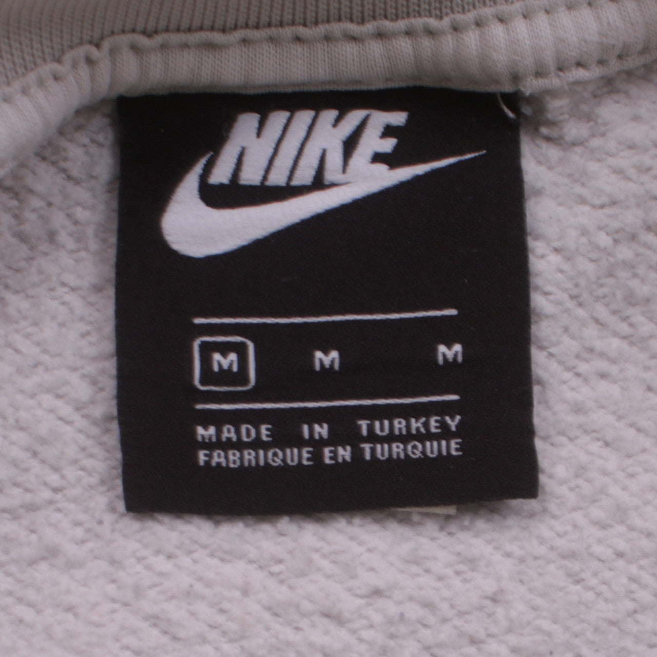 Womens UK Size M Nike Beige Pullover Sweatshirt