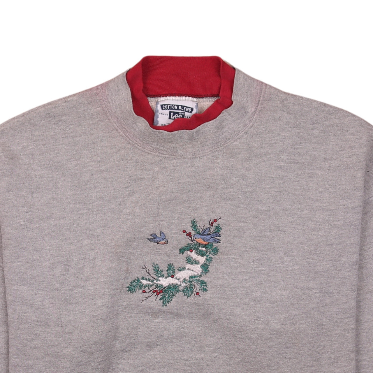 Womens UK Size L Lee Grey Pullover Sweatshirt