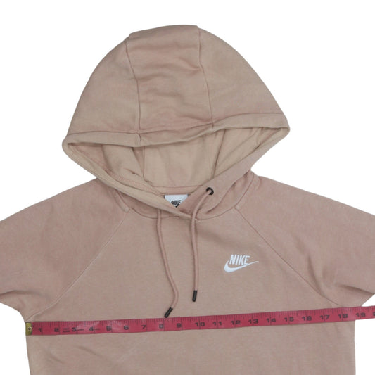 Womens UK Size XS Nike Beige Pullover Hoodie
