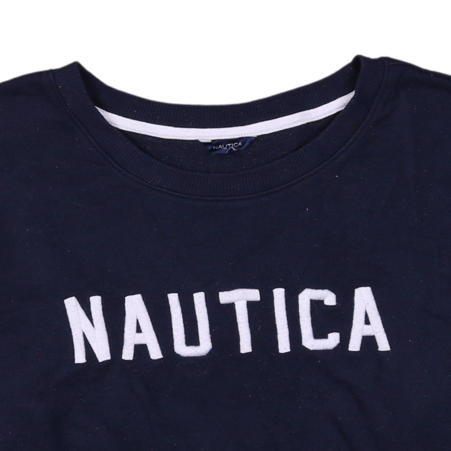 Womens UK Size XL Nautica Blue Pullover Sweatshirt