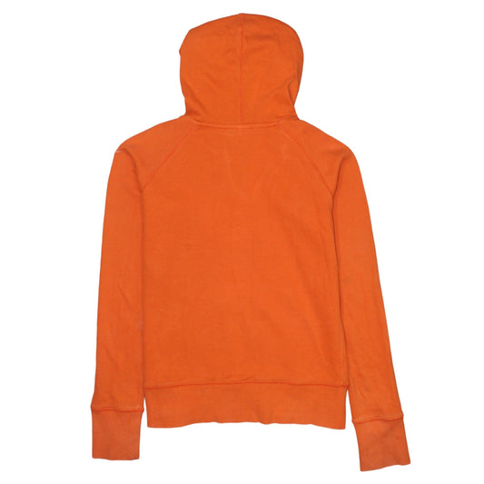 Womens UK Size M Nike Orange Pullover Hoodie