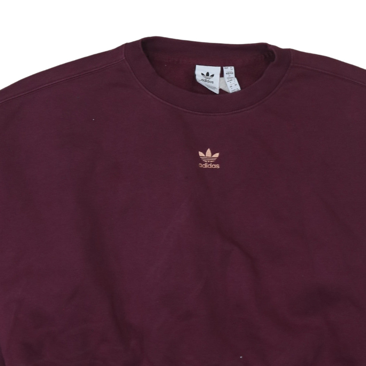 Womens UK Size 8 adidas Red Pullover Sweatshirt
