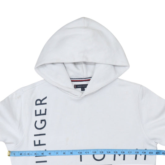 Mens UK Size XS Tommy Hilfiger White Pullover Hoodie