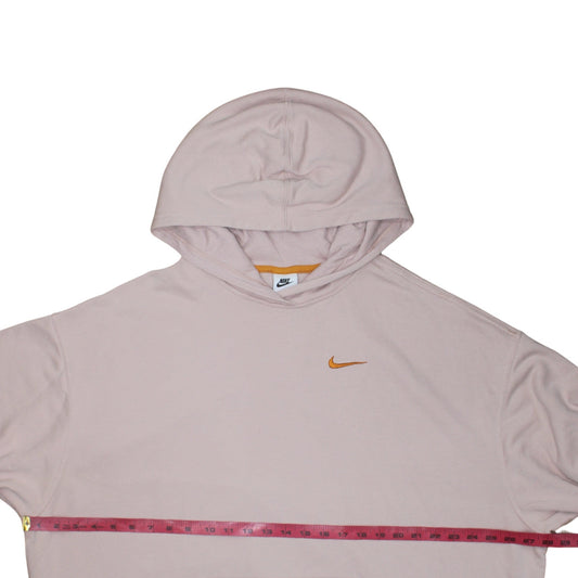 Womens UK Size S Nike Beige Pullover Hoodie