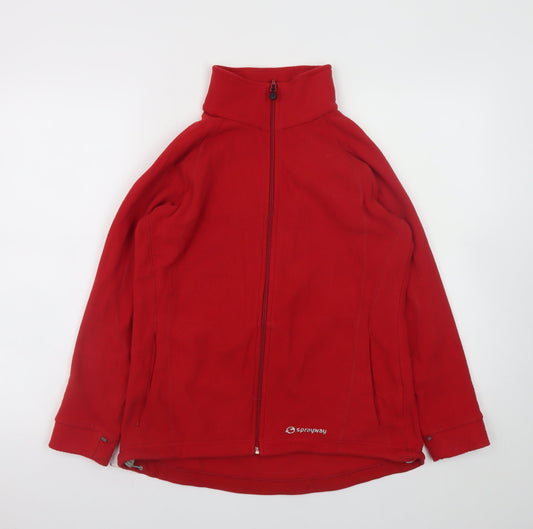 Womens UK Size 8 Sprayway Red Basic Jacket