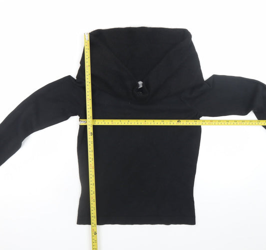 Womens UK Size S Ann Taylor Black Pullover Jumper