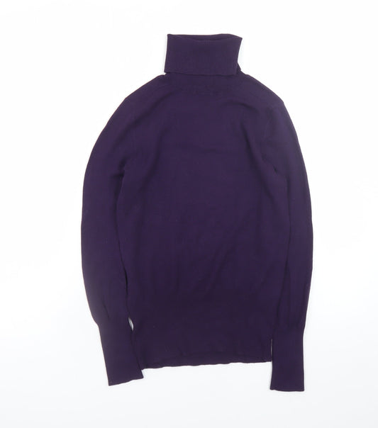 Womens UK Size XS Banana Republic Purple Pullover Jumper