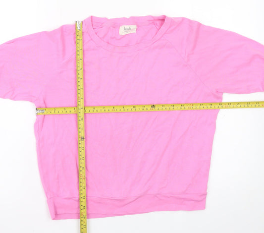 Womens UK Size XS Hush Pink Pullover Sweatshirt