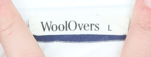 Womens UK Size L Woolovers Multicoloured Basic T-Shirt