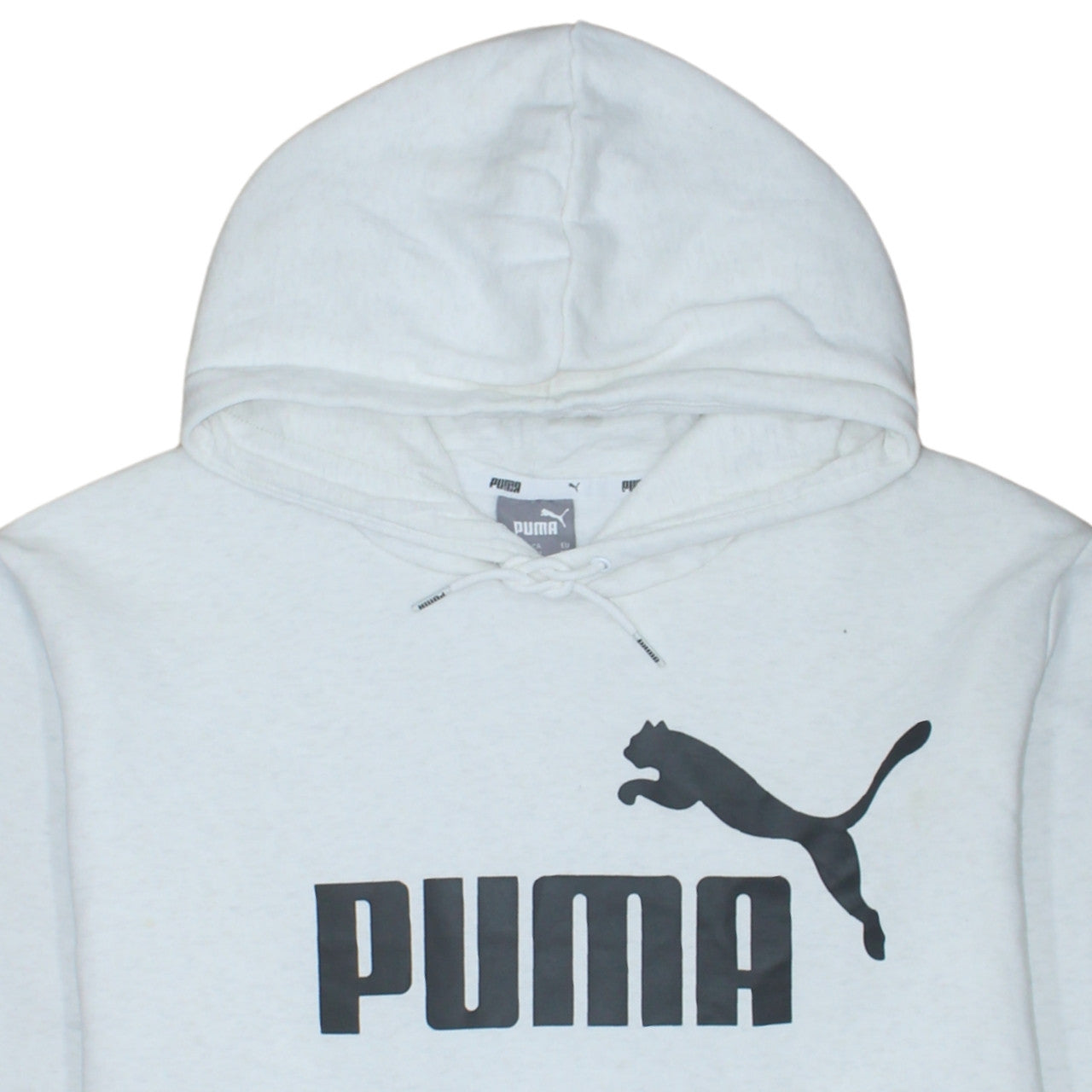 Mens UK Size 2XL PUMA White Pullover Hoodie