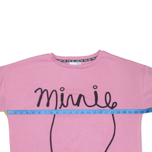 Womens UK Size L Disney Pink Pullover Sweatshirt