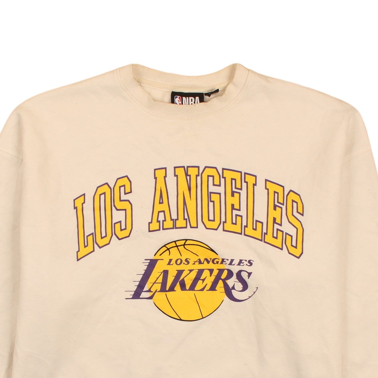 Womens UK Size M NBA Beige Pullover Sweatshirt