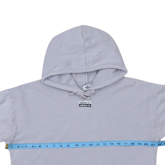 Womens UK Size 12 adidas Grey Pullover Hoodie