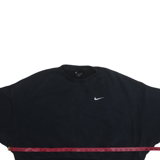 Womens UK Size L Nike Black Pullover Sweatshirt
