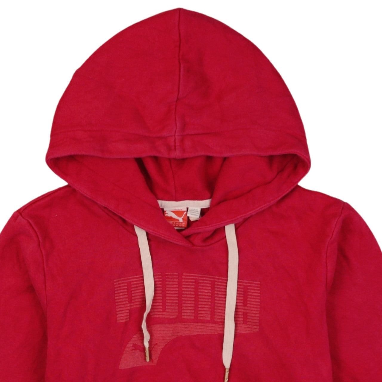 Girls UK Size 14 PUMA Red Pullover Hoodie