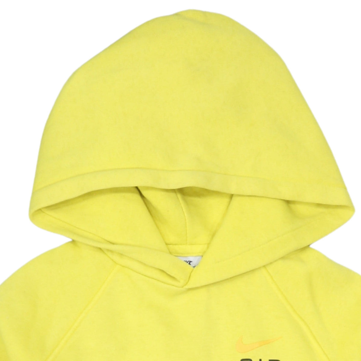Additional view of Nike boys’ yellow 'air' pullover fleece hoodie, size L, (147-158cm)