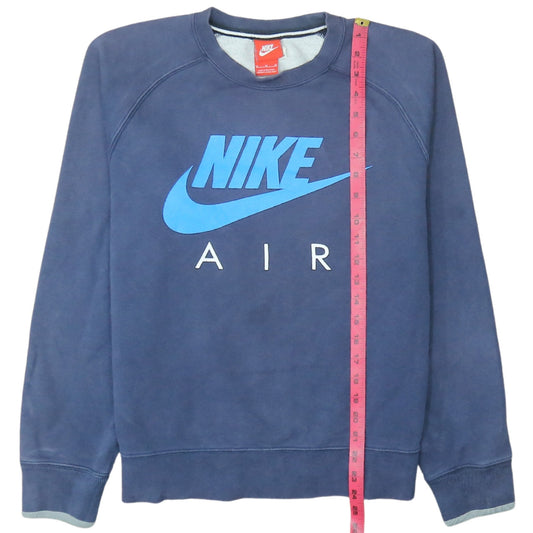 Mens UK Size M Nike Blue Pullover Sweatshirt
