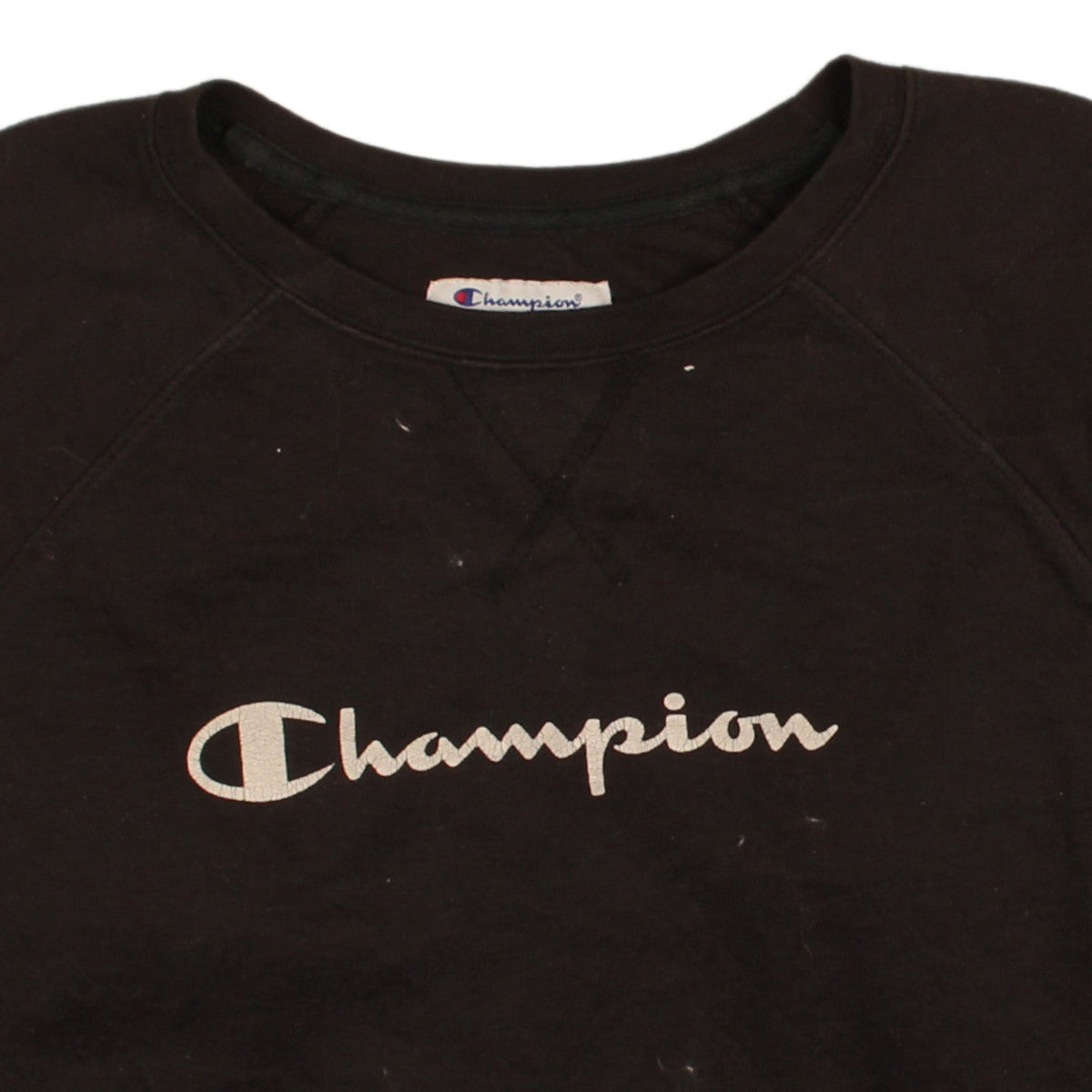 Mens UK Size L Champion Black Pullover Sweatshirt