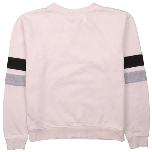 Womens UK Size S FILA Beige Pullover Sweatshirt