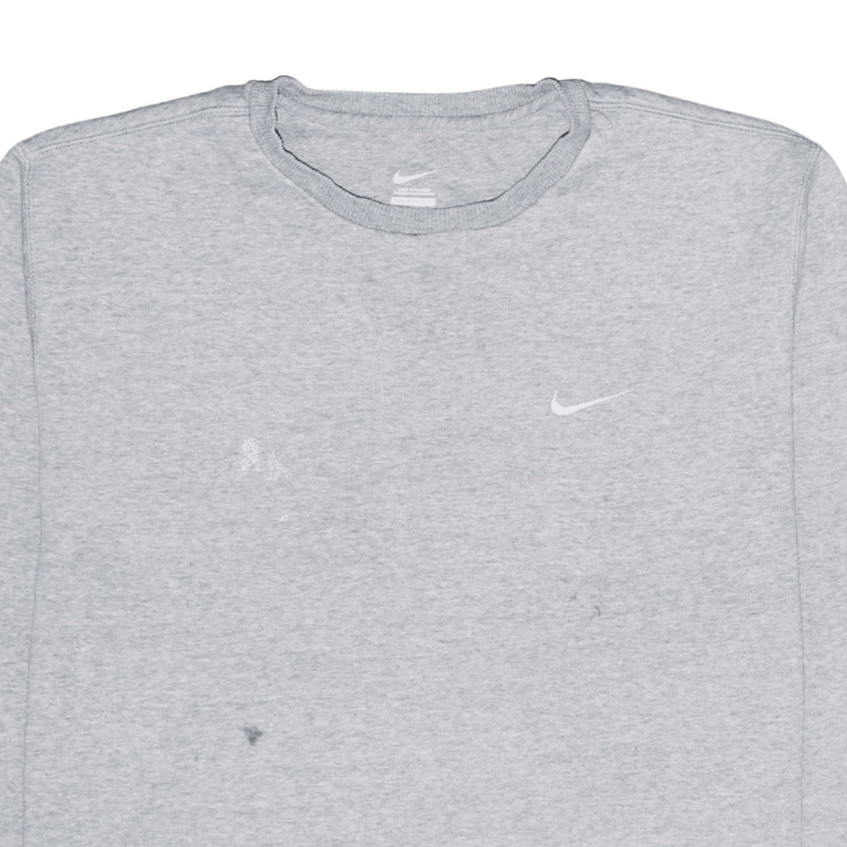 Mens UK Size L Nike Grey Pullover Sweatshirt