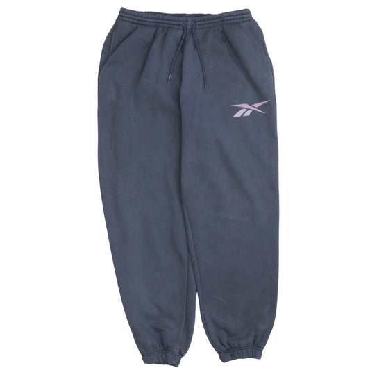 Womens UK Size L Reebok Regular Fit Sweatpants Blue Trousers