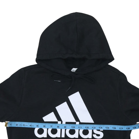 Womens UK Size M adidas Black Pullover Hoodie