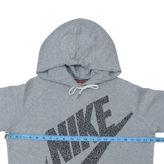 Mens UK Size L Nike Grey Pullover Hoodie
