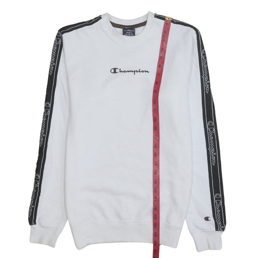 Mens UK Size S Champion White Pullover Sweatshirt